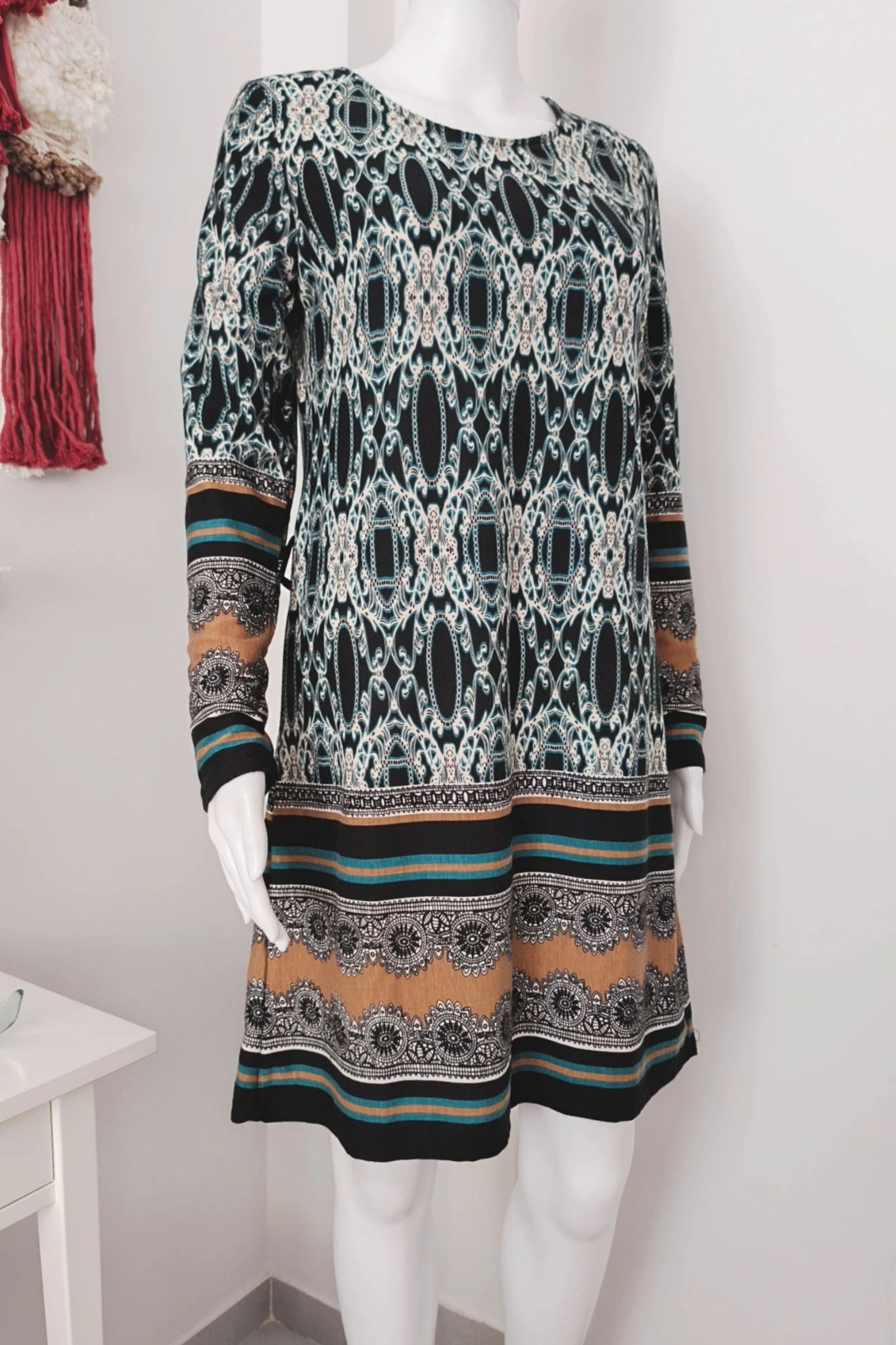 Prachtige Boho Jurk met Etnische Print – photo 4